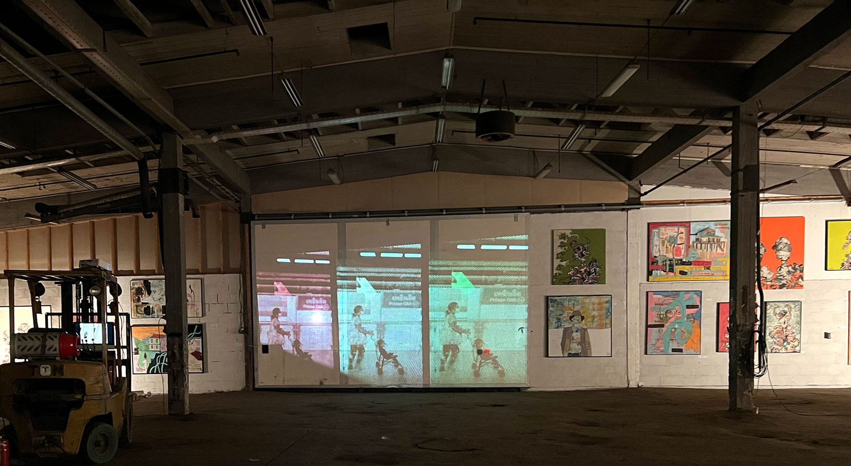 Kunstnerisk lynvisitt på Veum.